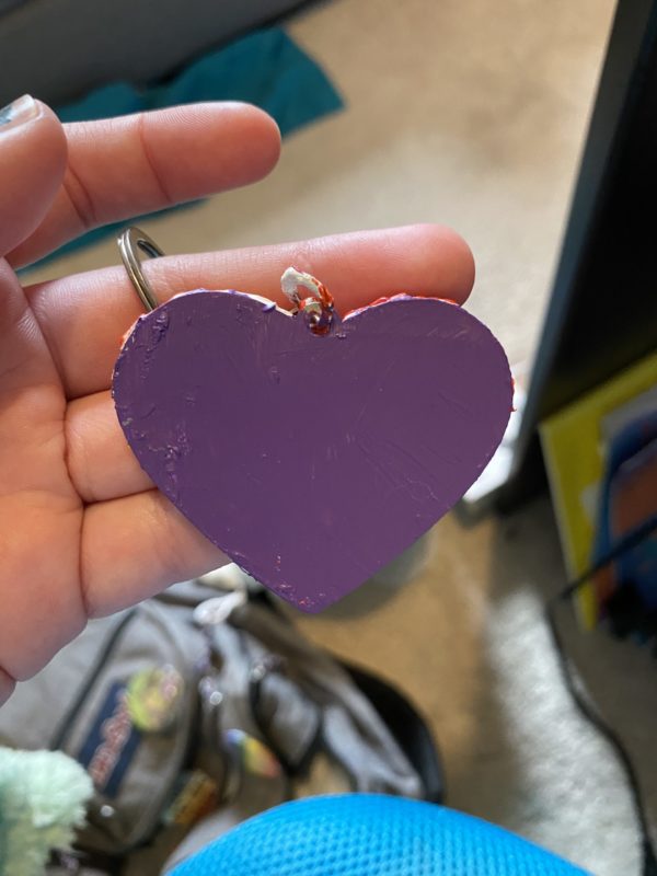 Rainbow Heart Keychain - Image 4